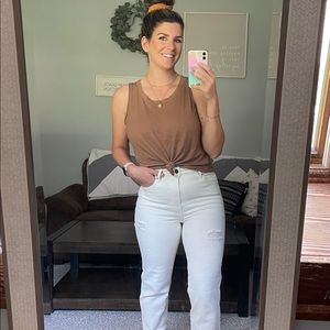 Carly Jean Los Angeles Size 0 Sea Salt Chrissy Jeans GUC